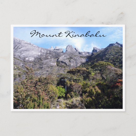 Kinabalu van Laban Rata Briefkaart (Voorkant)