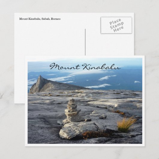kinabalu vista briefkaart (Voorkant / Achterkant)