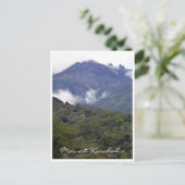 kinabalu wolken briefkaart (Staand voorkant)