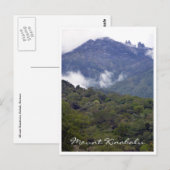 kinabalu wolken briefkaart (Voorkant / Achterkant)