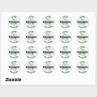 Kinapic 80e stickerblad ronde sticker