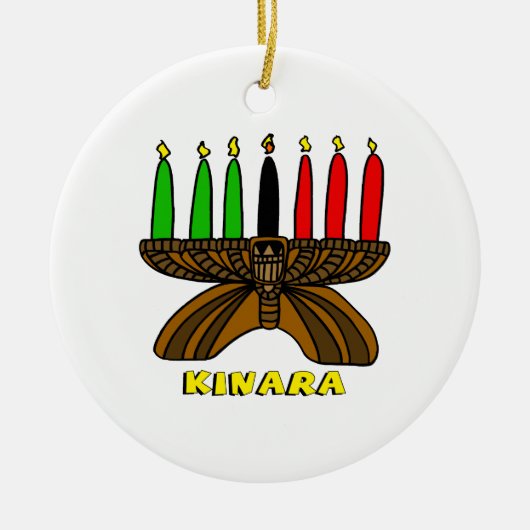 Kinara Keramisch Ornament (Voorkant)