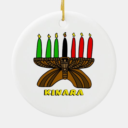 Kinara Keramisch Ornament (Achterkant)