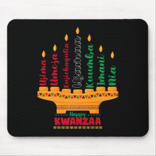 Kinara Seven Candles Principes van Kwanzaa Happy K Muismat