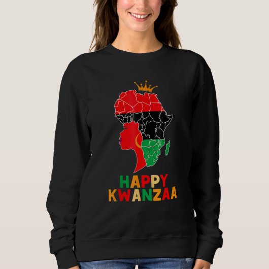 Kinara Seven Principles African American Kwanzaa A Trui (Voorkant)