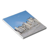 kinbandpinguïns | Pygoscelis Antarctica Notitieblok (Schuin)