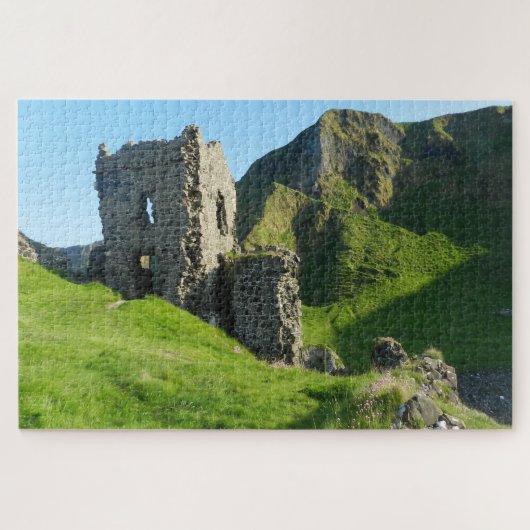Kinbane Castle Antrim Ierland. Jigzaag Puzzle Legpuzzel (Horizontaal)