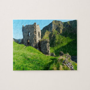 Kinbane Castle Antrim Ierland. Legpuzzel