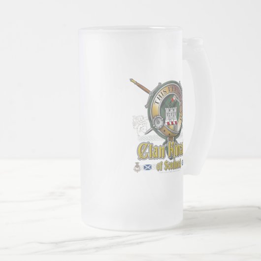 Kincaid Clan Badge Matglas Bierpul (Voorkant rechts)