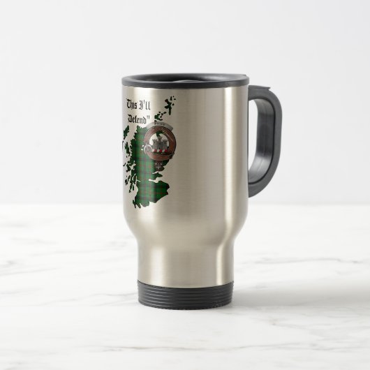 Kincaid Clan Badge Travel Mug Reisbeker (Voorkant rechts)