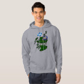 Kincaid Clan Badge Volwassene Hoodie (Voorkant volledig)