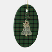 Kincaid Clan Tartan en Motto Keramisch Ornament (Rechts)