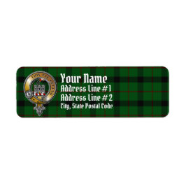 Kincaid Tartan & Badge Etiket
