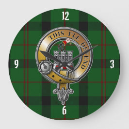 Kincaid Tartan & Badge Grote Klok