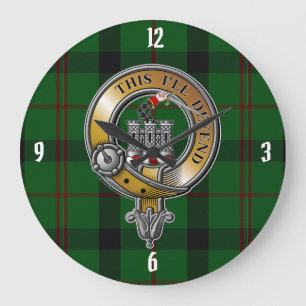 Kincaid Tartan & Badge Grote Klok