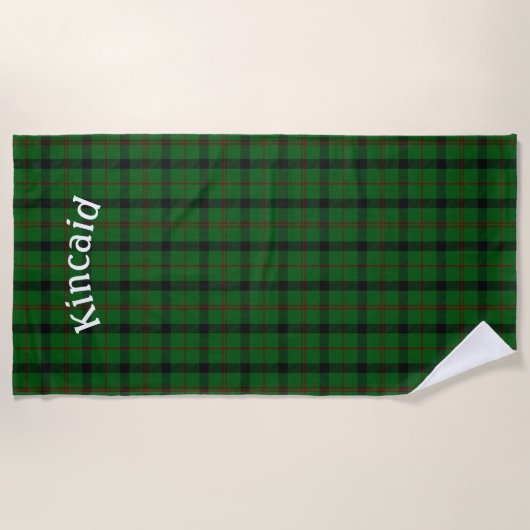 Kincaid Tartan Pset Beach Towel Strandlaken (Voorkant)