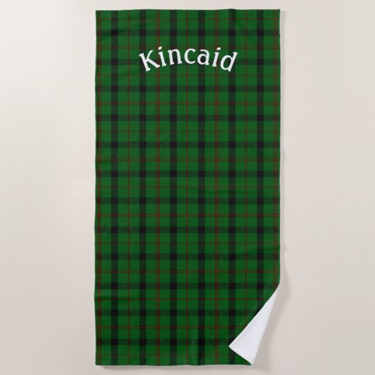 Kincaid Tartan Pset Beach Towel Strandlaken (Voorkant)
