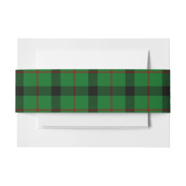Kincaide Schotse Tartan Belly Band Uitnodigingen Wikkel