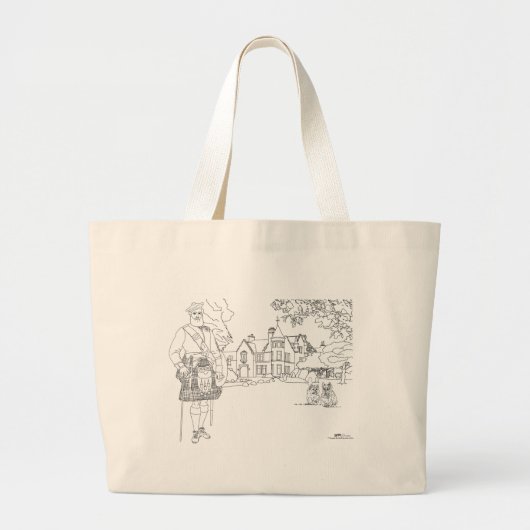 Kincraig Castle, Inverness, Schotse Canvas tas (Voorkant)