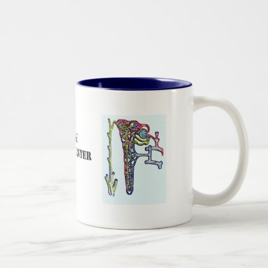 kind08, kind08b, SFGH Renal Center Tweekleurige Koffiemok (Rechts)