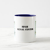 kind08, kind08b, SFGH Renal Center Tweekleurige Koffiemok (Center)