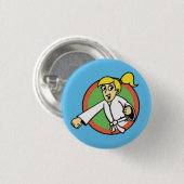 Kind 1 Button van de krijgspartij (Voorkant /achterkant)