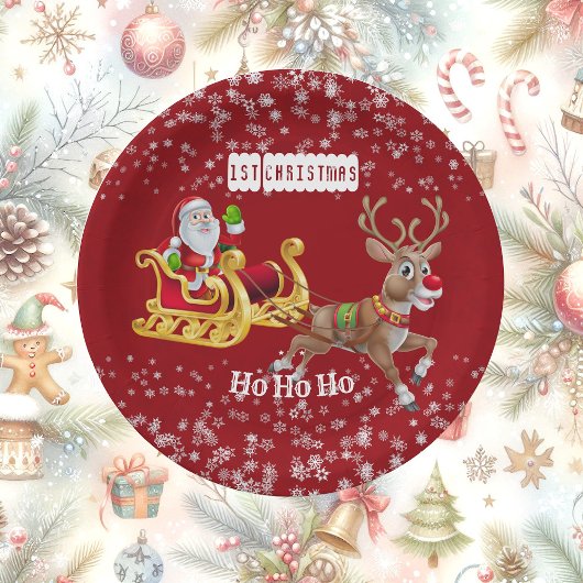 Kind 1e kerstkerstkerstkerstkerstrenrenrendies Sle Papieren Bordje