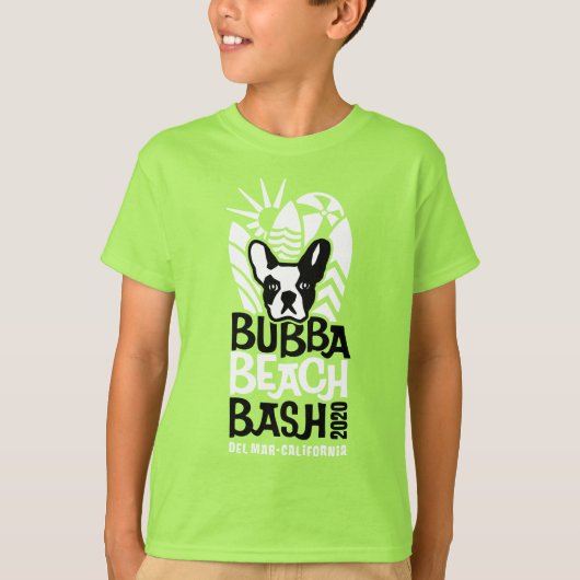 KIND 2020 BUBBA BEACH BASH T-SHIRT (Voorkant)