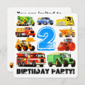 Kind 2e verjaardag van de oprichtingspartij kaart (Voorkant / Achterkant)