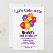 Kind 3e verjaardag Guinee-Bisschoppen Kaart (Achterkant)