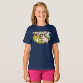Kind 4 jarig vandaag ben ik 4! Schattige varken T-shirt