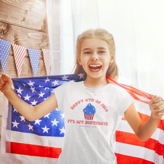 Kind 4 juli Verjaardag T shirt