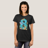 Kind 8e Zee op de geboorte Aquarium 8 T-shirt (Voorkant volledig)