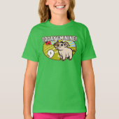 Kind 9 jarig vandaag ben ik 9! Schattige varken T-shirt (Voorkant)