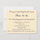  Kind aan de Beach met speelgoed, Baby shower Kaart (Achterkant)