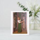 Kind aan de deur, van de Sala a Crociera, c.156 Briefkaart (Staand voorkant)