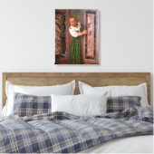 Kind aan de deur, van de Sala a Crociera, c.156 Canvas Afdruk (Insitu (Slaapkamer))