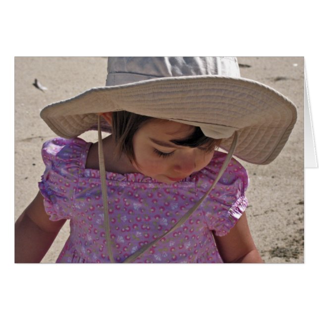 Kind aan de strand  (Voorkant Horizontaal)