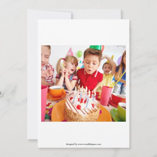 Kind - Aangepast gecomprimeerd - Kaarten voor dank (Achterkant)