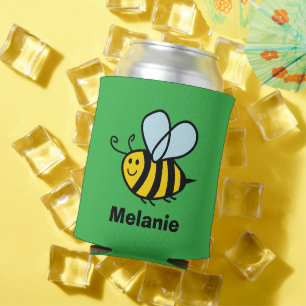 Kind aangepaste koelboxxen met leuke hommel bij blikjeskoeler