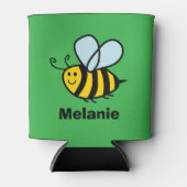 Kind aangepaste koelboxxen met leuke hommel bij blikjeskoeler (Voorkant)
