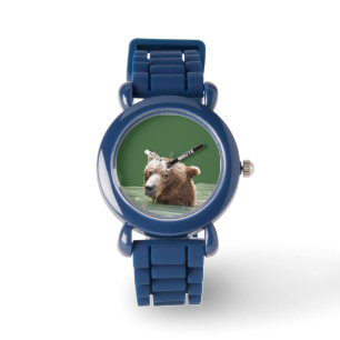 Kind aanpasbare omlijsting bekijken met grizzly be horloge