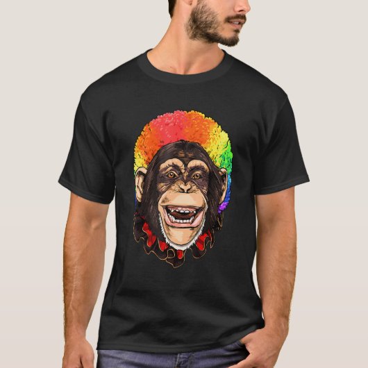 Kind aap carnaval Circus Personeelsprimaat ape T-shirt (Voorkant)