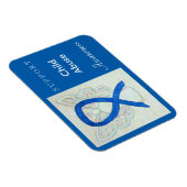 Kind Abuse Awareness Angel Custom Magnet Magneet (Rechterzijde)