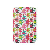 kind achtergrond retro - olifant badmat (Voorkant Verticaal)