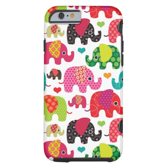 kind achtergrond retro - olifant Case-Mate iPhone case (Achterkant)