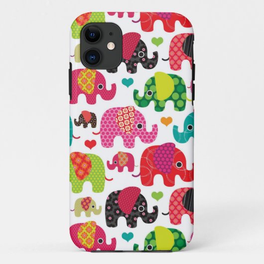 kind achtergrond retro - olifant Case-Mate iPhone case (Achterkant)
