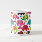 kind achtergrond retro - olifant grote koffiekop (Voorkant)