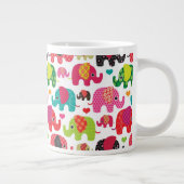 kind achtergrond retro - olifant grote koffiekop (Rechts)