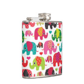 kind achtergrond retro - olifant heupfles (Rechts)
